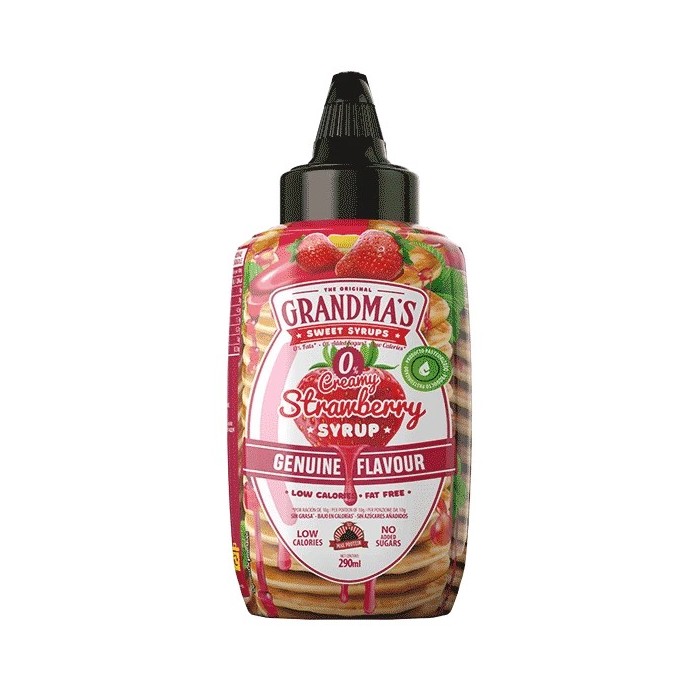 Grandma's Fraise syrup - 290 ml | Max Protein