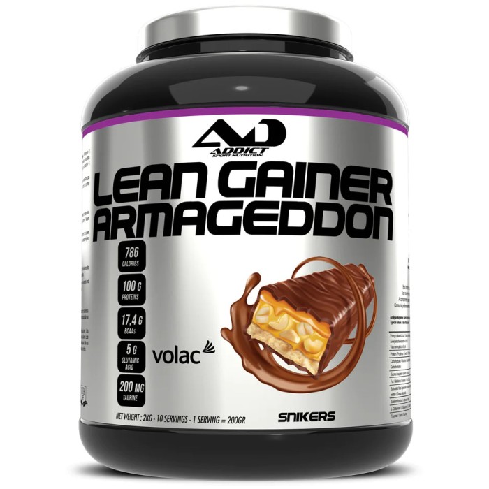 Armageddon Pro 100 - Lean Gainer - 2kg | Addict Sport Nutrition