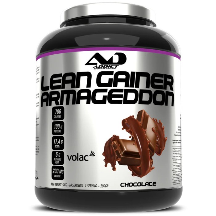 Armageddon Pro 100 - Lean Gainer - 2kg | Addict Sport Nutrition