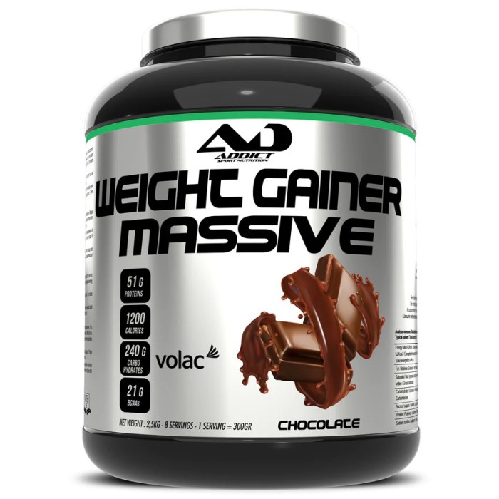 Massive Mega Dose Gainer - 2,5kg | Addict Sport Nutrition