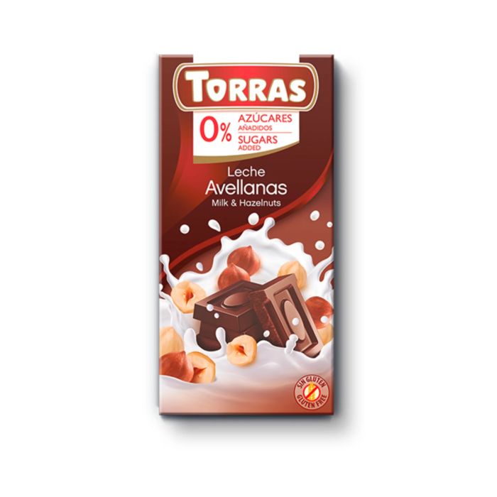 Tablette de chocolat sans sucre ajouté - 75g | Torras