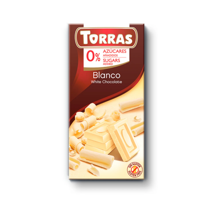 Tablette de chocolat sans sucre ajouté - 75g | Torras