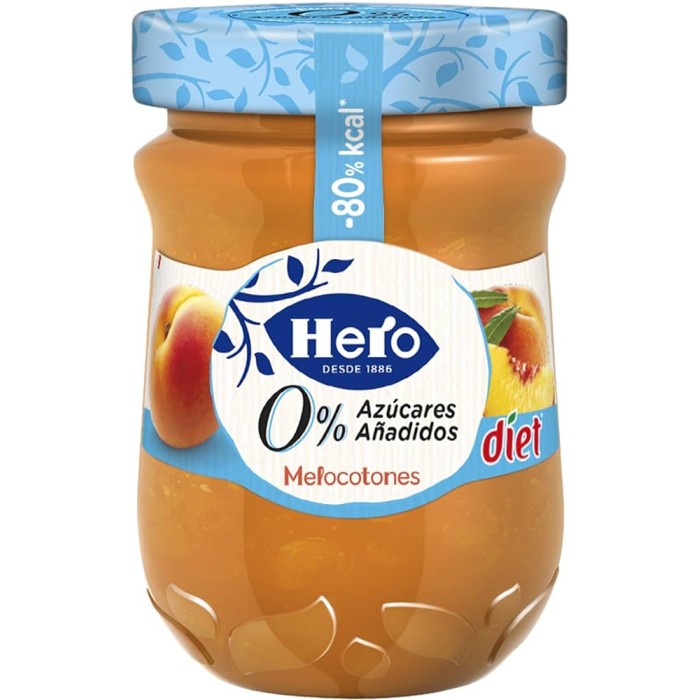 Confiture sans sucre - Pêche 280g | Hero Diet