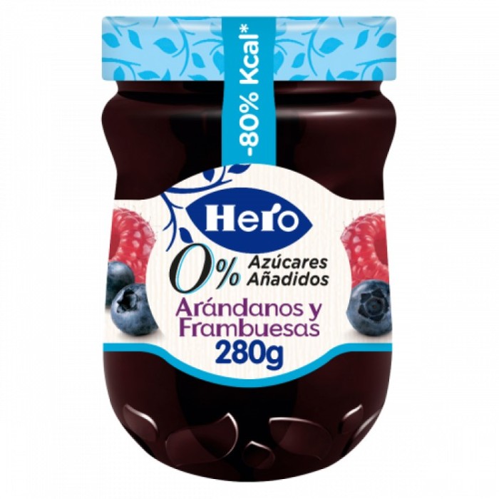 Confiture Myrtille Framboise - HERO DIET