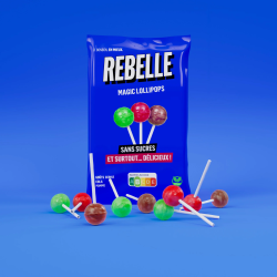 Sucette Rebelle - 7 sucettes (48g) | Rebelle