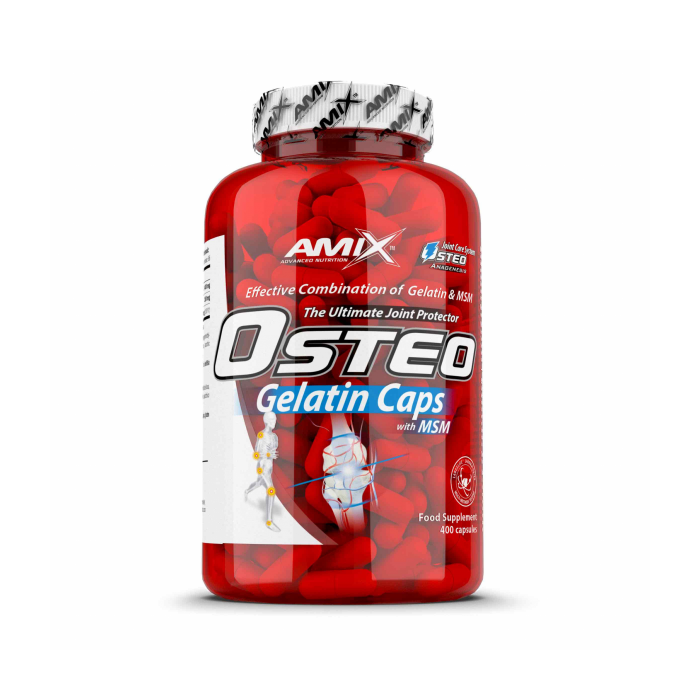 Osteo Gélatine + MSM - 200 Caps | Amix Nutrition