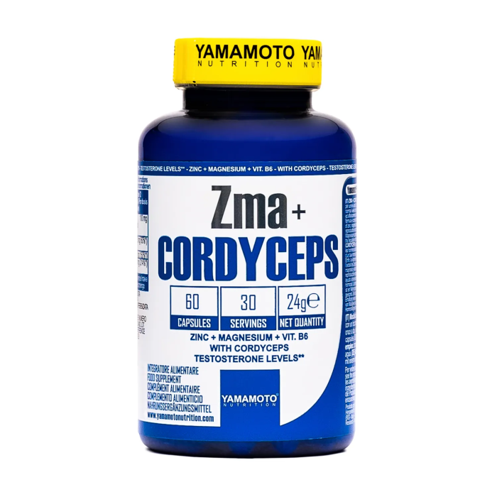 ZMA + Cordyceps - 60 gélules | Yamamoto Nutrition