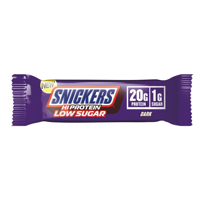 Snickers Hi Protein Low Sugar / Chocolat Noir - 57g | Snickers