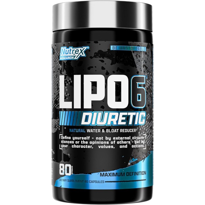 Lipo 6 Diurétic - 80 Caps | Nutrex