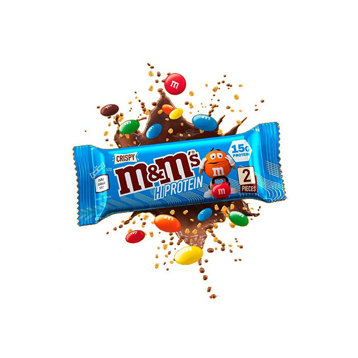 M&M's Hi Protéin Bar Crispy - 52g | M&M's