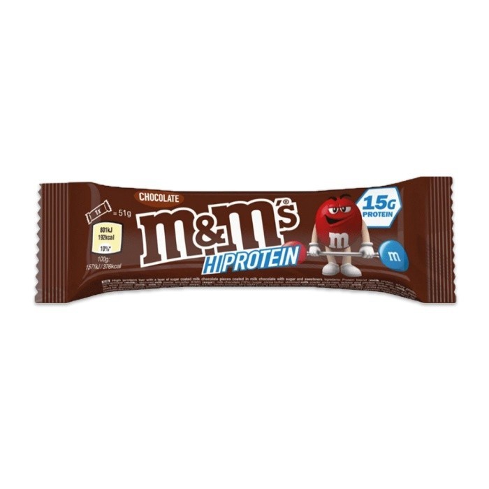 M&M's Protein - Chocolat | La Barre de 51g