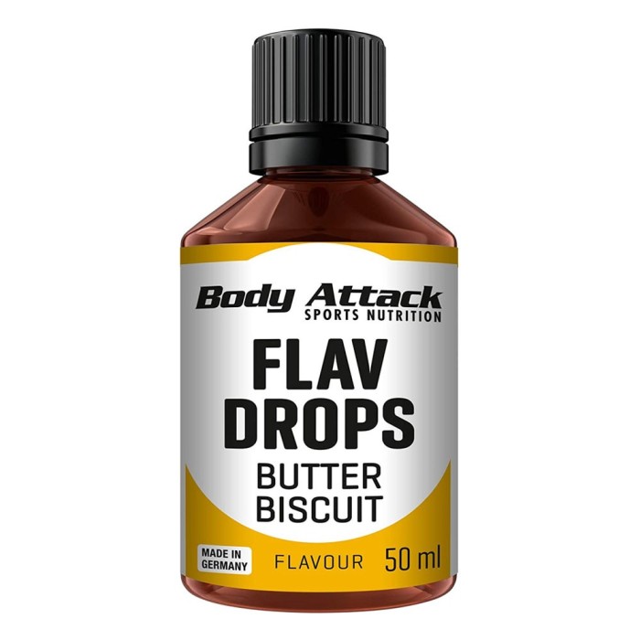 Flav Drops - Biscuit au beurre - 50ml | Body Attack