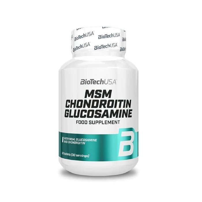 MSM Chondroitin + Glucosamine - 60 gélules | Biotech USA