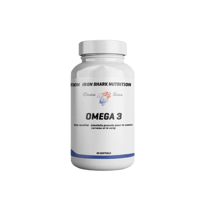 O3 - Omega 3 - 60 gélules | Iron Shark Nutrition