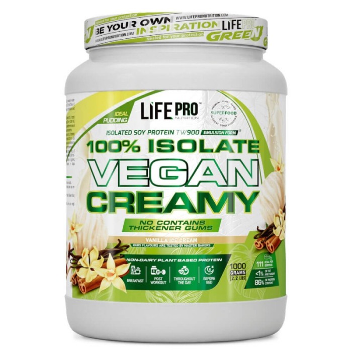 100% Isolat Vegan Creamy - 1kg | Life Pro