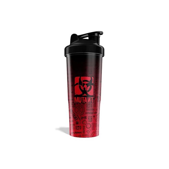 Shaker - Black To Red Fade - 600 ml - MUTANT NATION