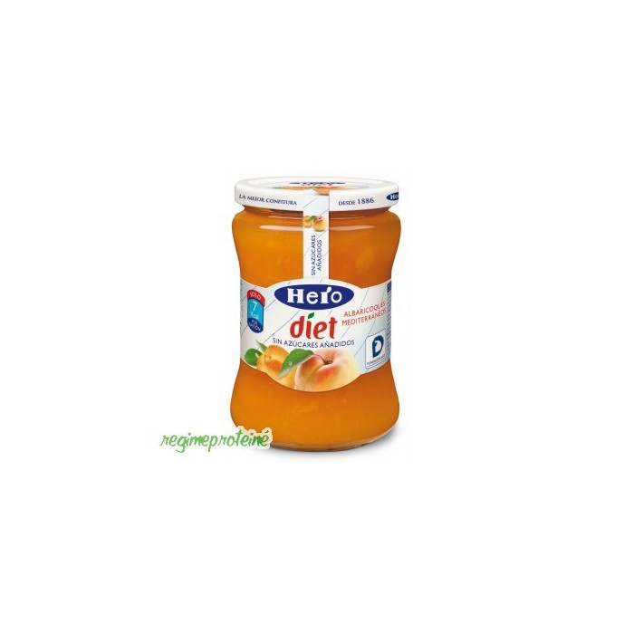 Confiture - Abricot - sans sucre - 280g | Hero Diet