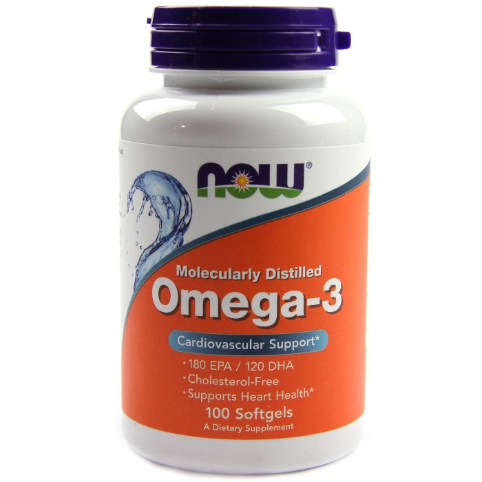 Omega 3 - 100 gélules | Now Foods