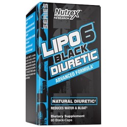 Lipo 6 Black Diurétic - 80 Caps - NUTREX