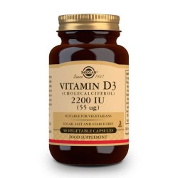 Vitamin D3 - 2200 IU - 50 gélules | Solgar