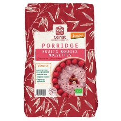 Porridge Fruits Rouges & Noisettes - Biologique - 350g Celnat