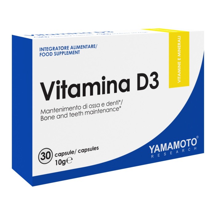 Vitamin D3 - 30 gélules | Yamamoto Nutrition